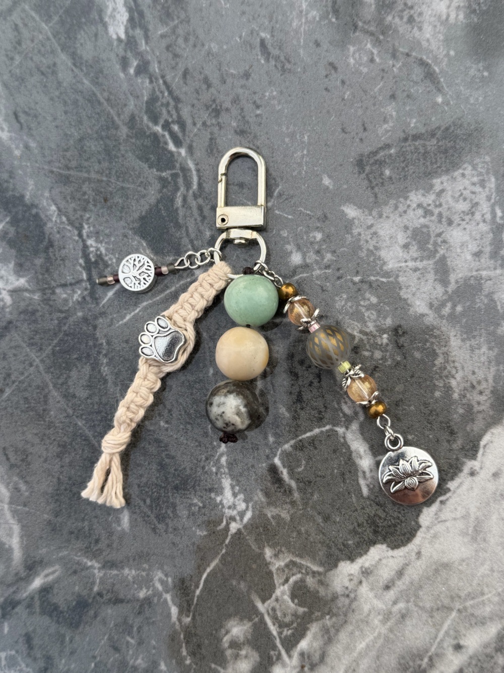 Handmade Key, phone, kindle, bag charm